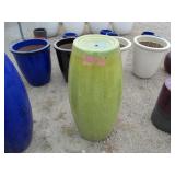 1) Green Vietnamese Terracotta Glazed Fountain