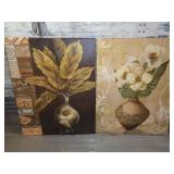 4) Floral Art Pieces