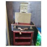 TDC Vivid Slide Projector, End Table, Jewelry Box,
