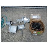 5) Outdoor Lights and Plumbing Parts, Copper Wire