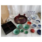 Bowls, Vases, Trays, Glassware