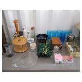 Glassware, Trays, Cutters, Cupcake Holders,