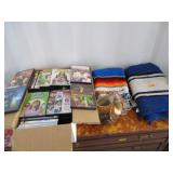 DVDs, Blankets, Vase