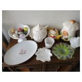 Trays, Jars, Tea Pot