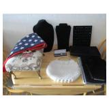 American Flag, Jewelry Displays, Foot Stool