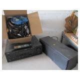 Yamaha Sound AV Receiver, Remote, Speaker, Cords