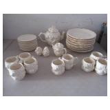 Mugs, Plates, Teapot, Pitcher, Salt and Pepper