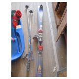 Skis, Ski Boots, Snow Gear, Sled