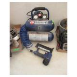 Compressor, Nail Gun, Level, Ratchet Set, Saws