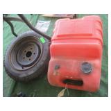 Gas Can and Tire