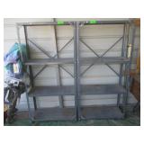 2) Metal Shelves