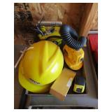 Hard Hat, Flashlight, Knife Set