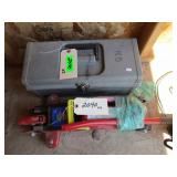 2 Ton Trolley Jack, Tool Box with Tools