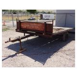 Single Axle Flatbed Trailer