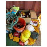 Hard Hats, Drill Bits, Pliers, Towels, Cleaning