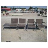 2) Arm Chairs, 2) Chairs, End Table