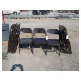 12) Metal Chairs