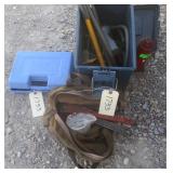 Hydraulic Jack, Wrenches, Tools
