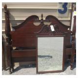 Poster Bed Headboard / Footboard & Mirror