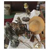 Statues, Kaleidoscope, Binoculars
