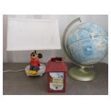 Mickey Mouse Lamp and Lantern, Globe