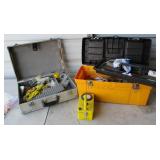 2) Tool Boxes Hand Tools & Radiation Detector