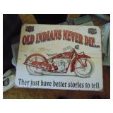 metal sign