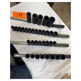 Kobalt 34 Sockets: 5-15/16 to 1-1/4', 16m/13m