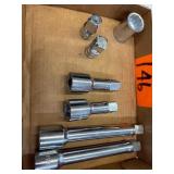 4-3/4' Drive Extensions, 2-1/2' 3/4' Socket