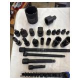 34 - Powerbuilt sockets, extensions & bits
