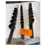Kobalt 3/8' Drive Sockets: 1-1/4 15/16', 7/8 Set