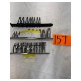 7pc Kobalt 1/4 socket set & power torque star sets