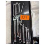 12 Kobalt wrenches 1/4 to 7/8 . 12 wrenches