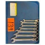 7-gear Wrenches, Metric 10 18mm