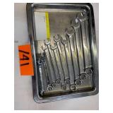 Kobalt metric combo wrenches & open-end set (9-12)