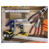Pliers, Tape Measures, Tri-squares
