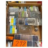 Tray lot of assort nuts & bolts
