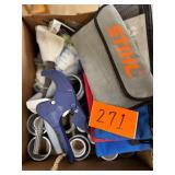 Boxed conduit fittings bundle with cutting tool