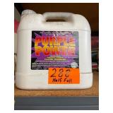Purple Power one gallon half full