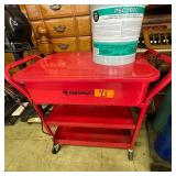 Job Smart 20-Gal Parts Washer Cart + 5-Gal Cleaner