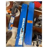 Pair of 42  adjustable saw bucks