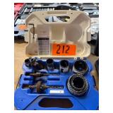Lenox drill bit set & large bi-metal hole saw