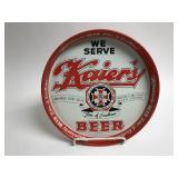 Kaiser beer tray Kaiser beer tray