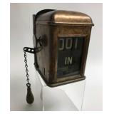 Copper meter with pull chain Copper meter with pull chain