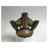 Unsigned Roseville triple vase Unsigned Roseville triple vase