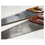 2 Craftsman hand saws 2 Craftsman hand saws
