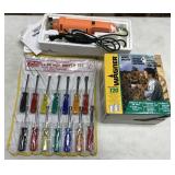 Driver set, paint sprayer, cut out tool Driver set, paint sprayer, cut out tool