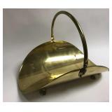 Brass firewood holder Brass firewood holder