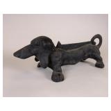 Cast Iron Dachshund boot scraper