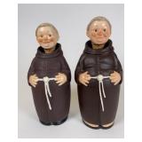 2 Goebel Friar Tuck decanters
